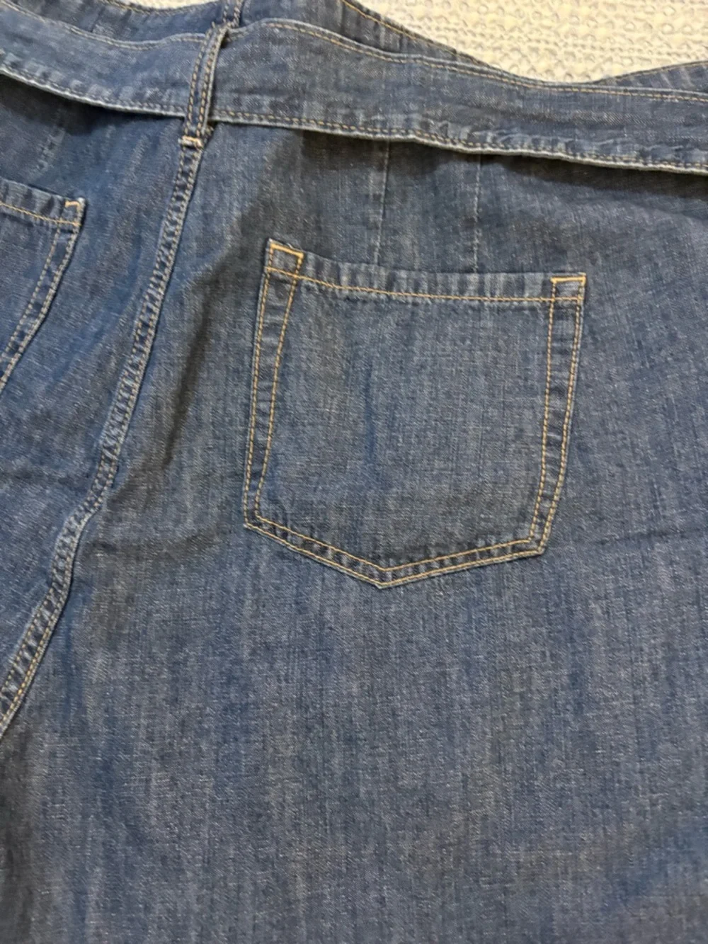 torrid Baggy Blue Denim Paperbag Tie & High Waist Shorts sz 20